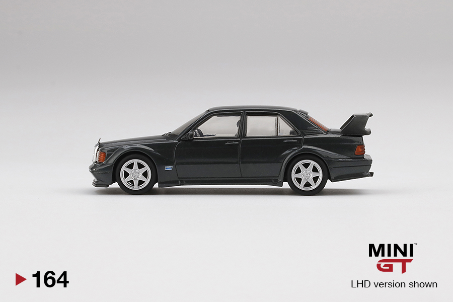 MINI GT #164 — Mercedes-Benz 190E 2.5-16 Evolution II Black Pearl Metallic - Image 5
