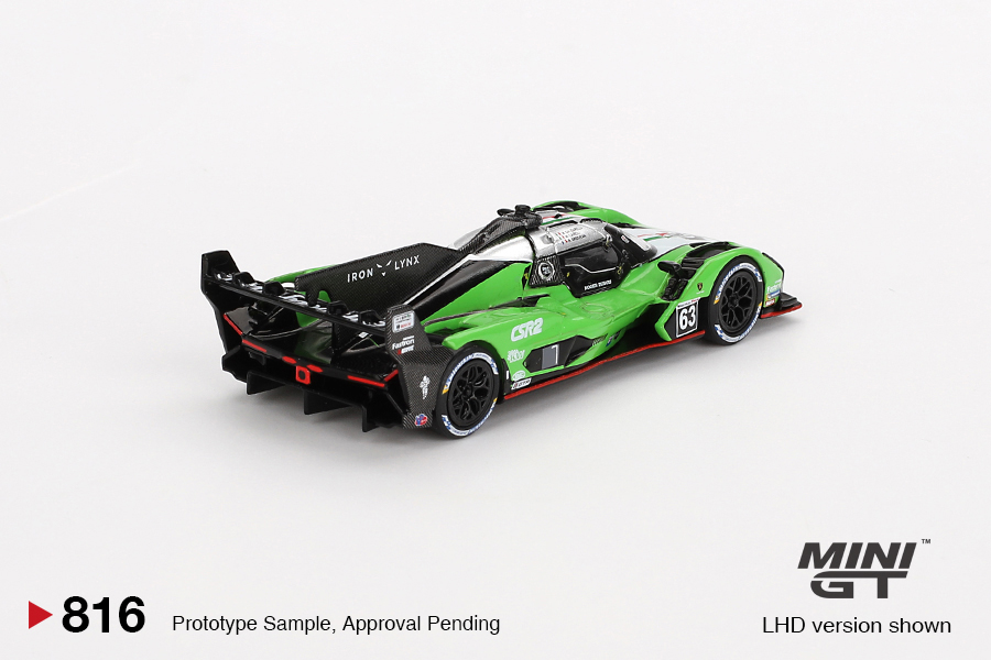 MINI GT #816 — Lamborghini SC63 #63 Iron Lynx 2024 IMSA Sebring 12 Hrs - Image 4