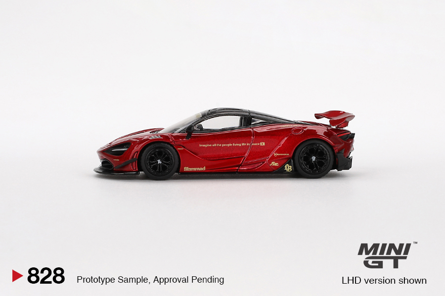 MINI GT #828 — McLaren 720S LB★Works Gem Red - Image 5