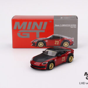 MINI GT #737 — Nissan Z LB★NATION WORKS Gem Red [ CLDC Magazine Exclusive ]