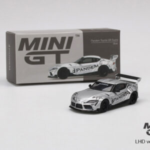 MINI GT #175 — Pandem Toyota GR Supra V1.0 Silver LHD version - MGT00175-L RHD version - MGT00175-R
