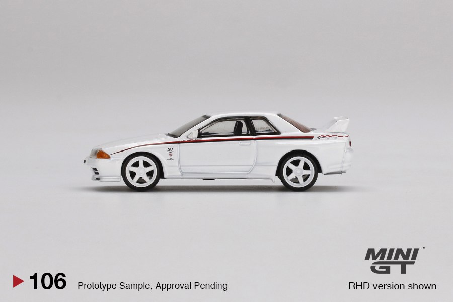 MINI GT #106 — Nissan Skyline GT-R (R32) Nismo S-Tune White - Image 5