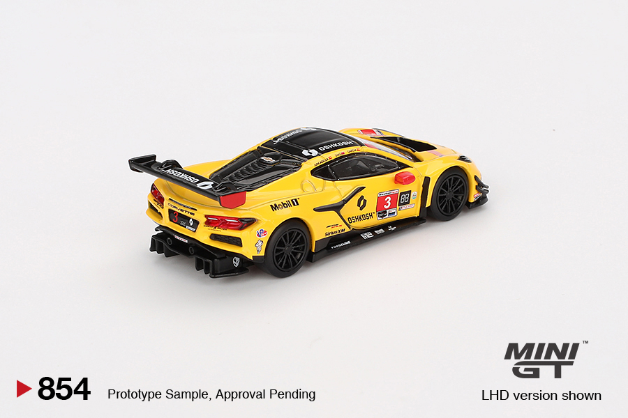 MINI GT #854 — Chevrolet Corvette Z06 GT3.R #3 Corvette Racing by Pratt Miller Motorsports 2024 IMSA Daytona 24 Hrs - Image 4