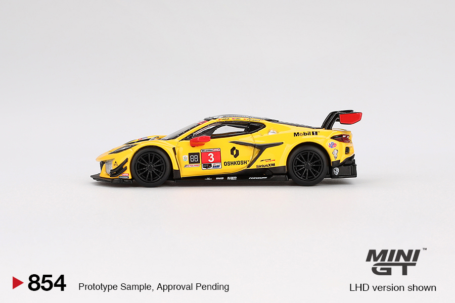 MINI GT #854 — Chevrolet Corvette Z06 GT3.R #3 Corvette Racing by Pratt Miller Motorsports 2024 IMSA Daytona 24 Hrs - Image 5