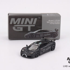 MINI GT #870 — McLaren F1 GTR #59 1995 Le Mans 24Hr Winner Post-Race Weathered