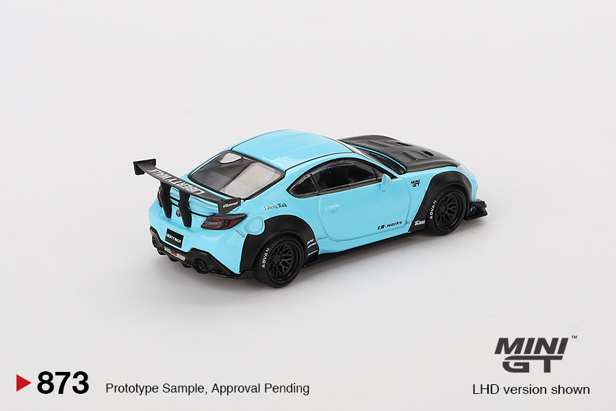 MINI GT #873 — Toyota GR86 LB★Nation Baby Blue - Image 3