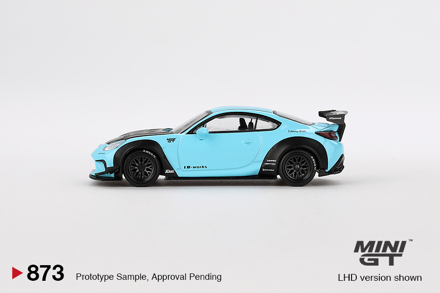 MINI GT #873 — Toyota GR86 LB★Nation Baby Blue - Image 4