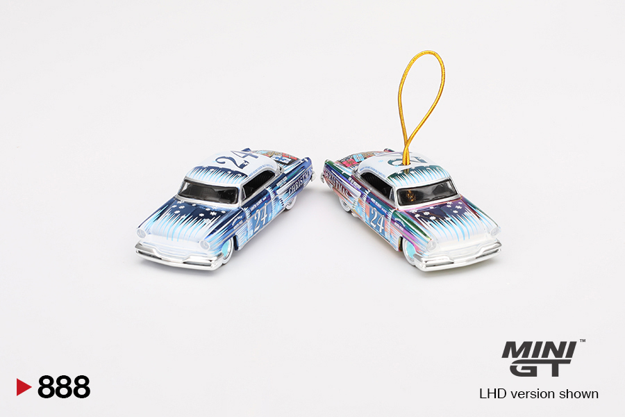 MINI GT #888 — Lincoln Capri Christmas Hot Rod by Tim Sadchikov 2024 Christmas Edition - Image 10