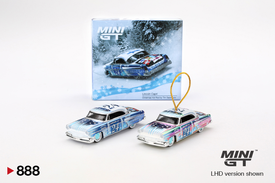 MINI GT #888 — Lincoln Capri Christmas Hot Rod by Tim Sadchikov 2024 Christmas Edition - Image 11
