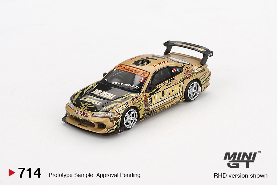 MINI GT #714 — Nissan Silvia (S15) Top Secret D1GP - Image 3
