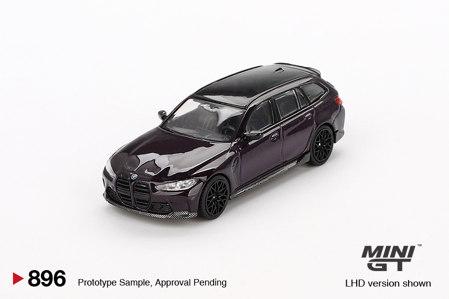 MINI GT #896 — BMW M3 M Performance Touring Daytona Violet - Image 3