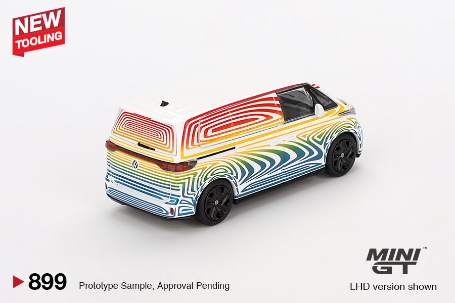 MINI GT #899 — Volkswagen ID. Buzz Prototype "Rainbow" - Image 3