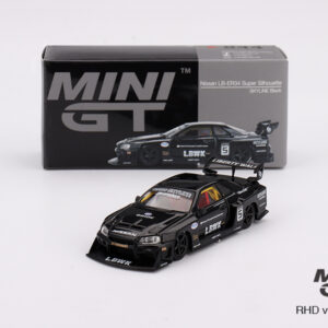 MINI GT #844 — Nissan LB-ER34 Super Silhouette SKYLINE Black