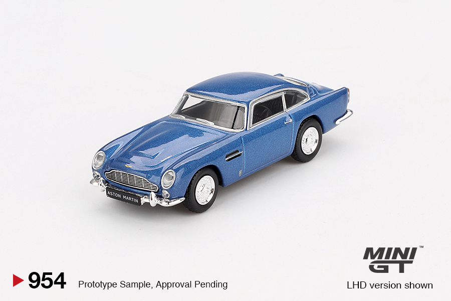 MINI GT #954 — Aston Martin DB5 Sierra Blue - Image 3
