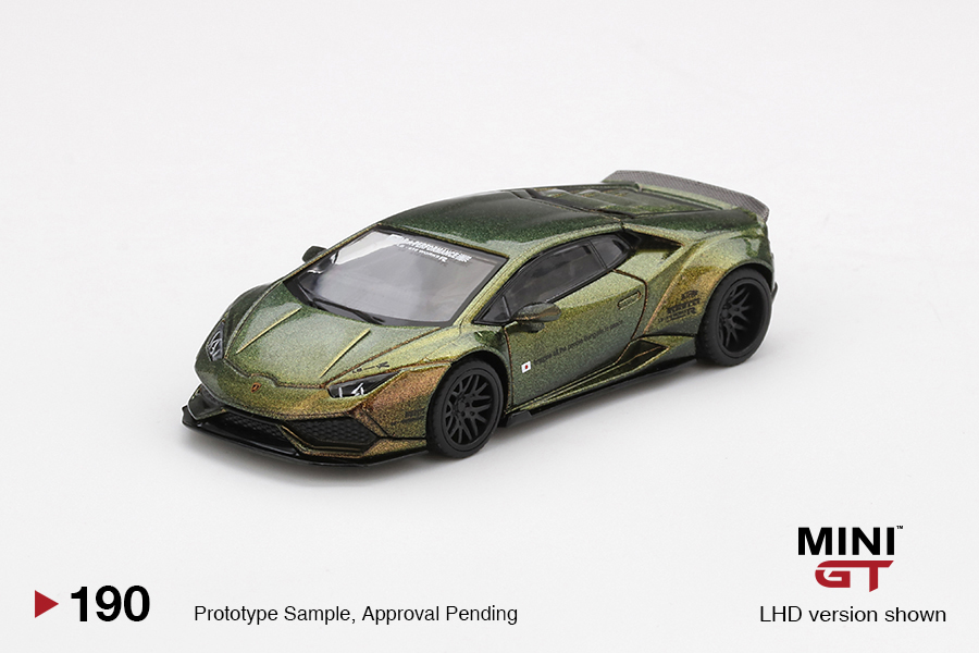 MINI GT #190 — LB★WORKS Lamborghini Huracán ver. 2 Magic Bronze - Image 3