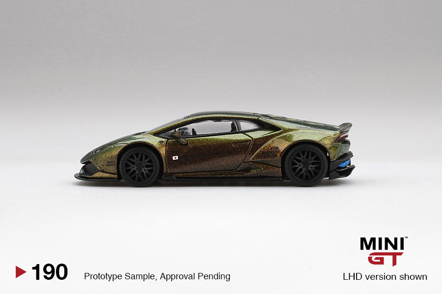 MINI GT #190 — LB★WORKS Lamborghini Huracán ver. 2 Magic Bronze - Image 5