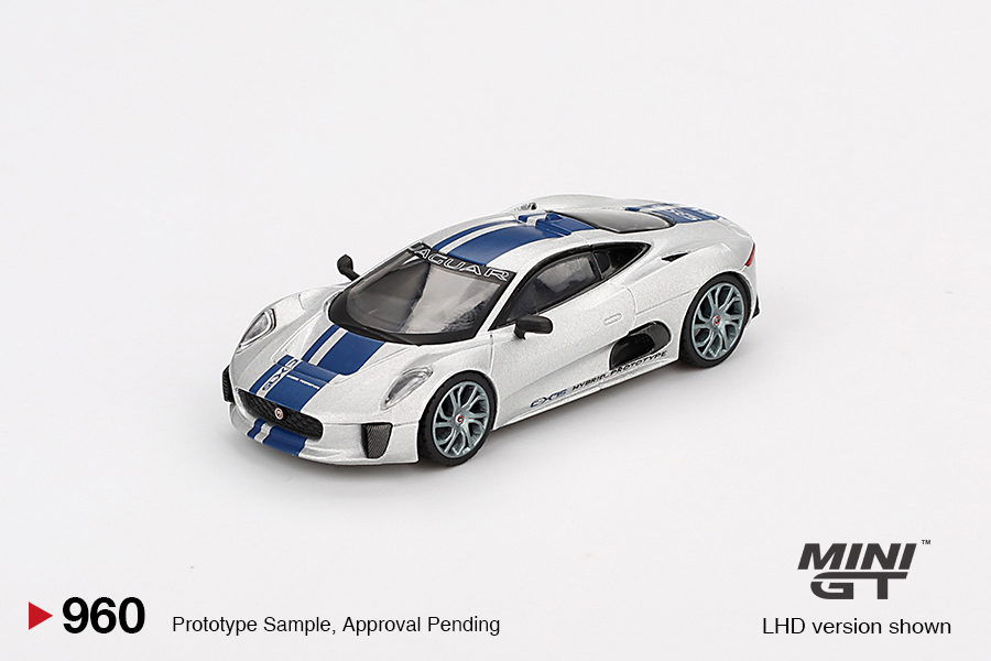 MINI GT #960 — Jaguar C-X75 Silver - Image 3