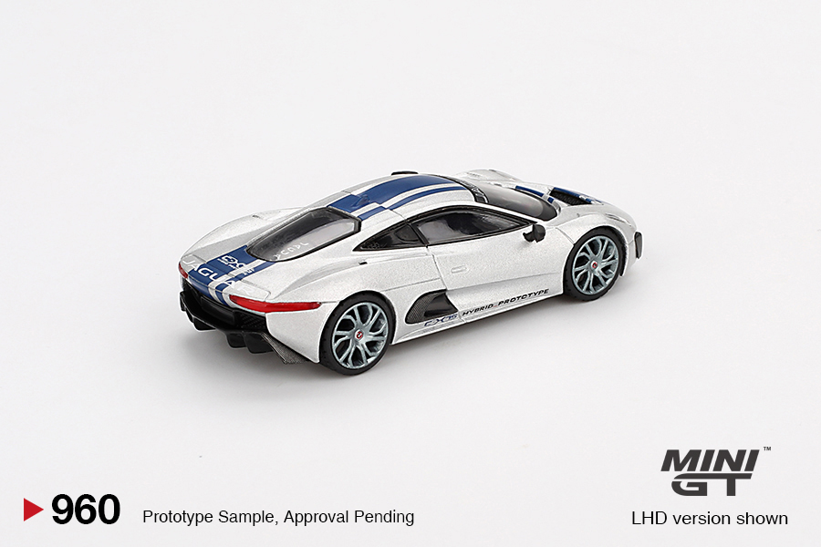 MINI GT #960 — Jaguar C-X75 Silver - Image 4