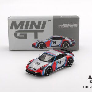 MINI GT #964 — Porsche 911 Dakar Ice Grey Metallic "Rally 1978"