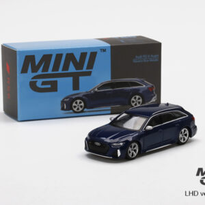 MINI GT #186 — Audi RS 6 Avant Navarra Blue Metallic