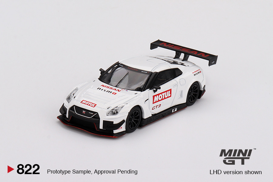 MINI GT #822 — Nissan GT-R NISMO GT3 White 2024 NISMO Festival Exclusive - Image 3