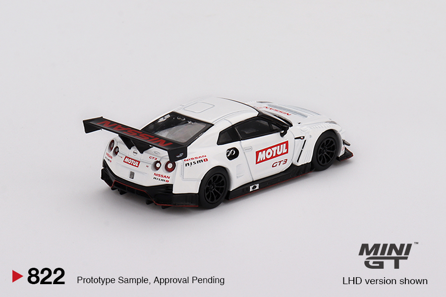 MINI GT #822 — Nissan GT-R NISMO GT3 White 2024 NISMO Festival Exclusive - Image 4