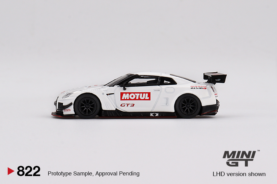 MINI GT #822 — Nissan GT-R NISMO GT3 White 2024 NISMO Festival Exclusive - Image 5