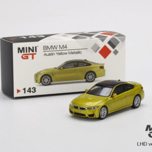 MINI GT #143 — BMW M4 (F82) Austin Yellow Metallic