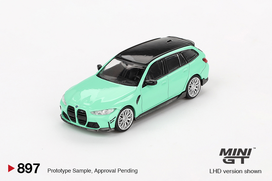 MINI GT #897 — BMW M3 M Performance Touring Mint Green LHD / RHD versions available - Image 3