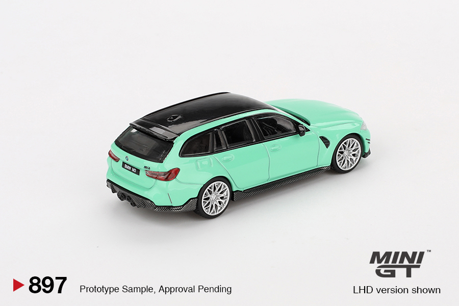 MINI GT #897 — BMW M3 M Performance Touring Mint Green LHD / RHD versions available - Image 4