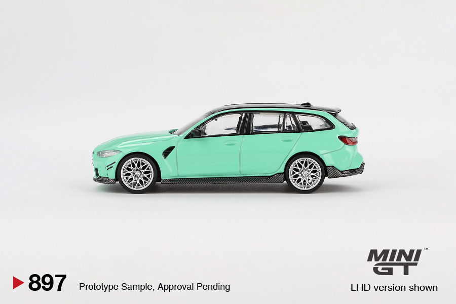 MINI GT #897 — BMW M3 M Performance Touring Mint Green LHD / RHD versions available - Image 5