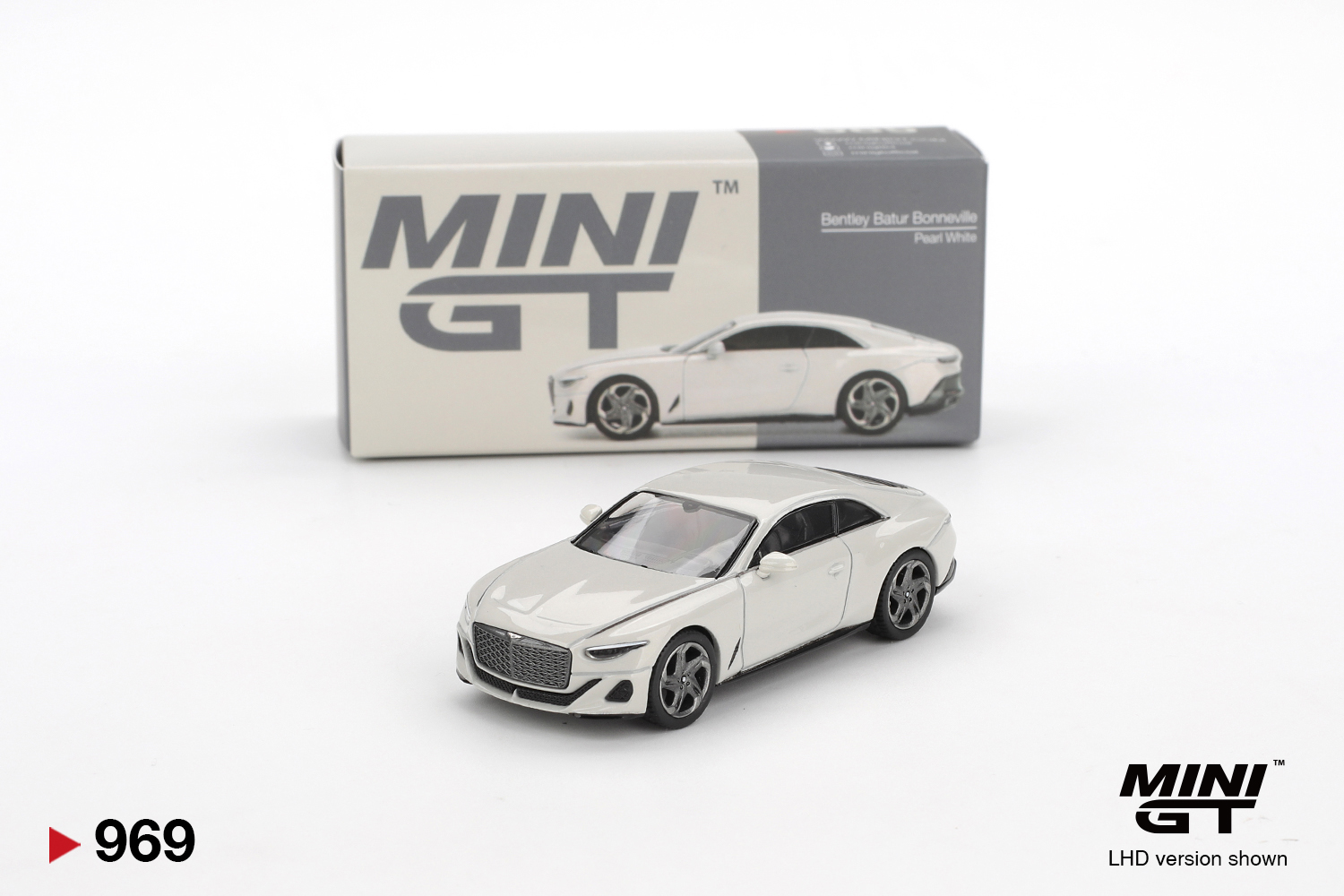 MINI GT #969 — Bentley Batur Bonneville Pearl