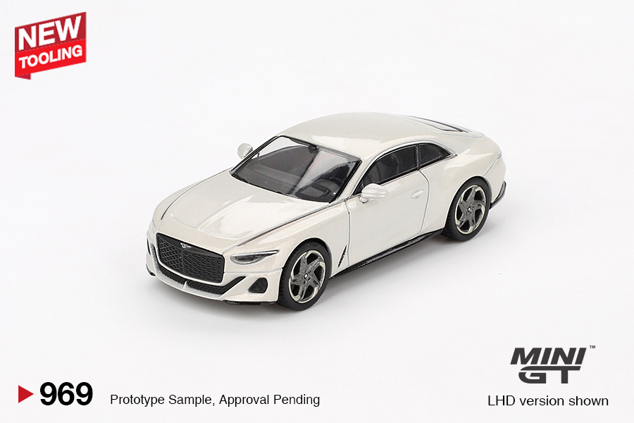 MINI GT #969 — Bentley Batur Bonneville Pearl - Image 3