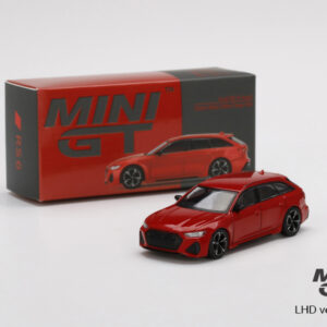 MINI GT #194 — Audi RS 6 Avant Carbon Black Edition Tango Red