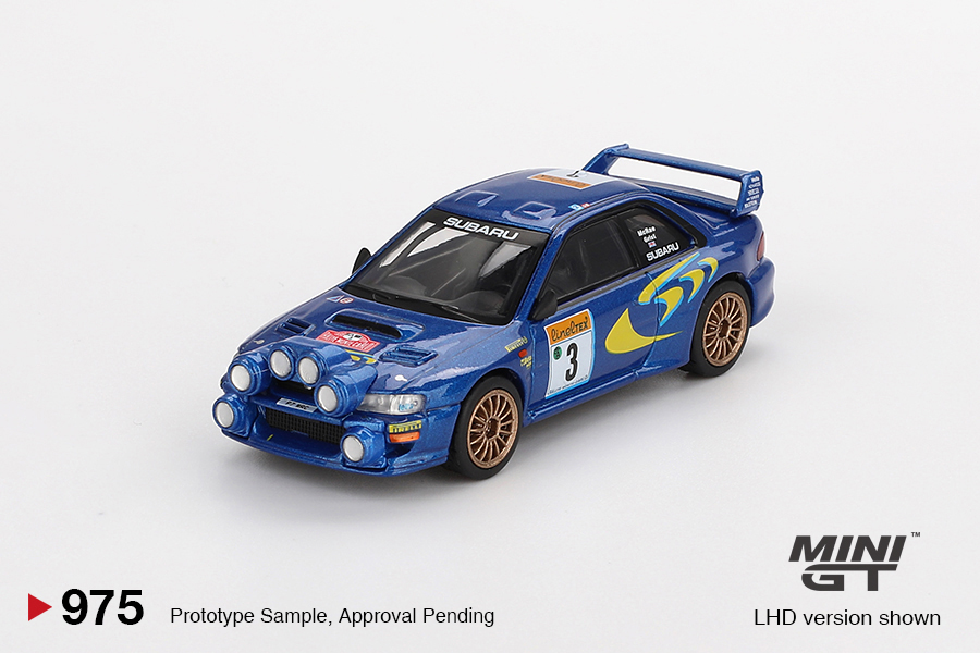 MINI GT #975 — Subaru Impreza WRC98 1998 Rally Monte-Carlo 3rd Place #3 - Image 3