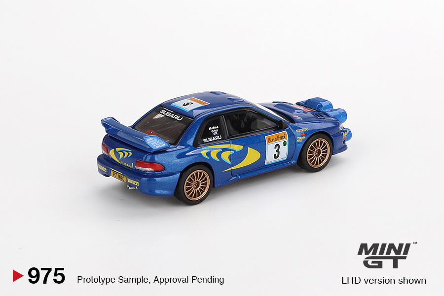 MINI GT #975 — Subaru Impreza WRC98 1998 Rally Monte-Carlo 3rd Place #3 - Image 4