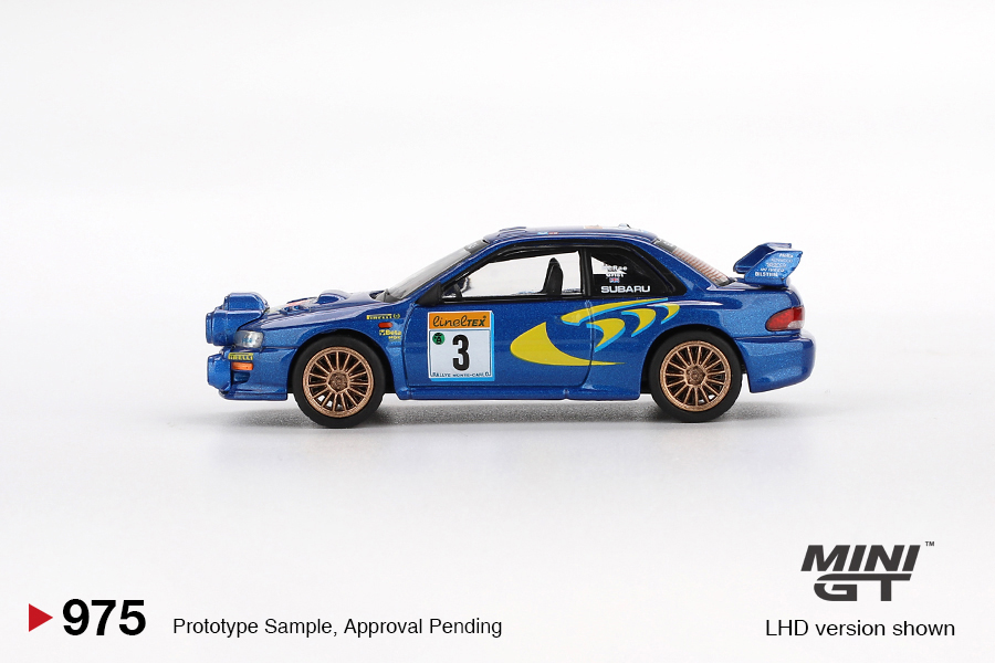 MINI GT #975 — Subaru Impreza WRC98 1998 Rally Monte-Carlo 3rd Place #3 - Image 5