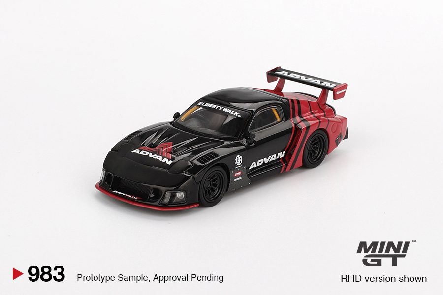 MINI GT #983 — Mazda RX-7 LB-Super Silhouette Advan - Image 3