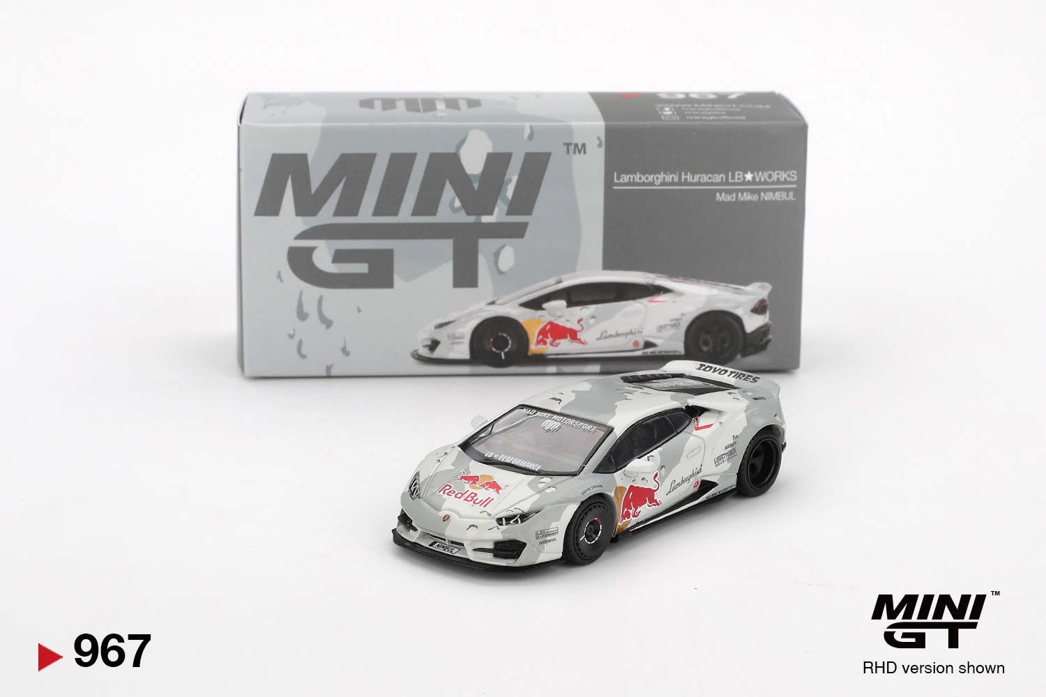 MINI GT #967 — Lamborghini Huracan LB★WORKS ver. 2 Mad Mike NIMBUL