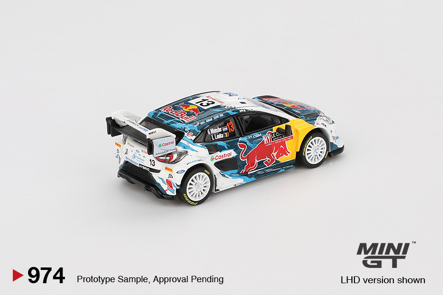 MINI GT #974 — Ford Puma Rally1 #13 M-Sport Ford WRT 2024 Rally Monte Carlo - Image 4