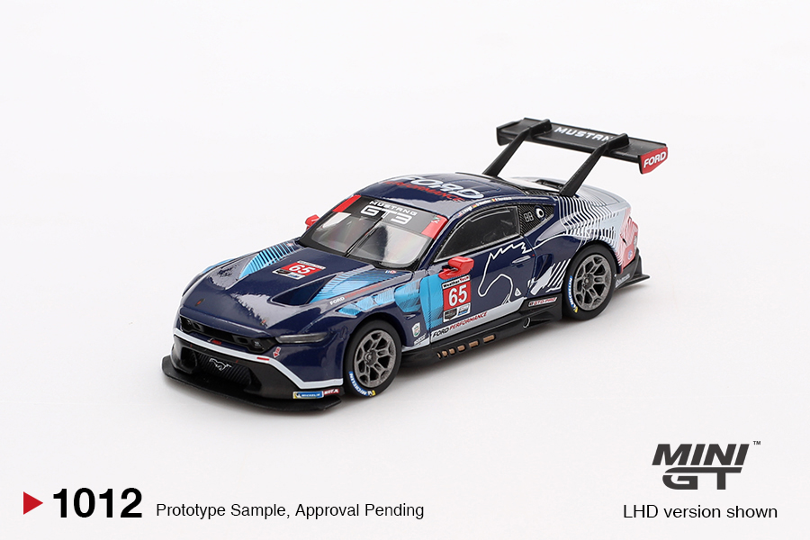 MINI GT #1012 — Ford Mustang GT3 #65 Ford Multimatic Motorsports 2024 IMSA Daytona 24 Hrs - Image 3
