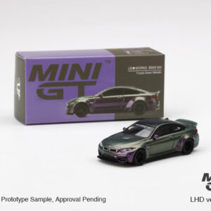 MINI GT #228 — LB★WORKS BMW M4 Purple-Green Metallic