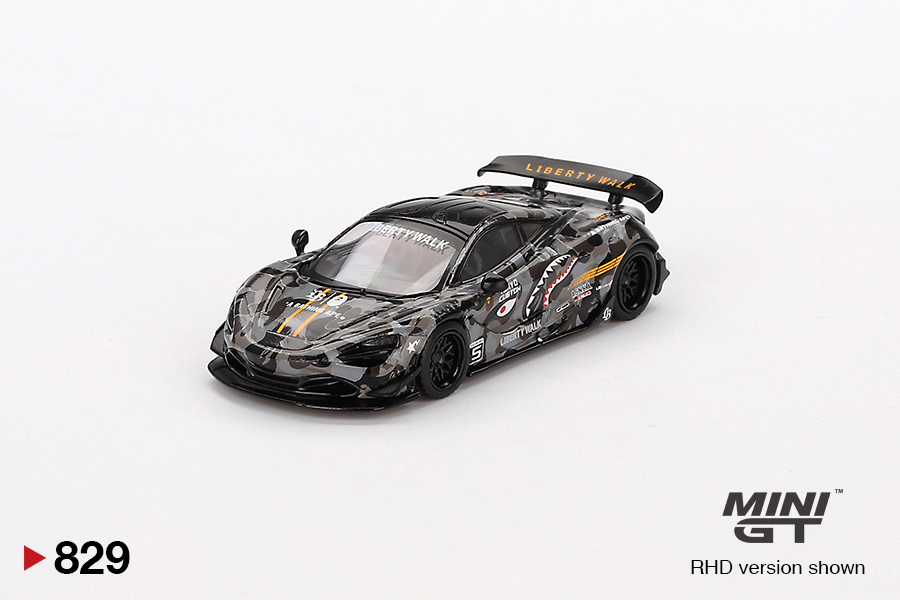 MINI GT #829 — McLaren 720S LB★Works LBWK*A BATHING APE CROSSOVER - Image 3