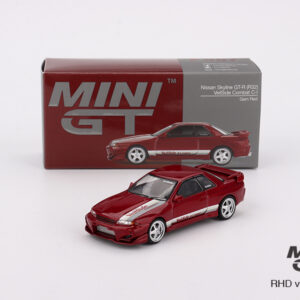 MINI GT #987 — Nissan Skyline GT-R (R32) VeilSide Combat C-I Gem Red