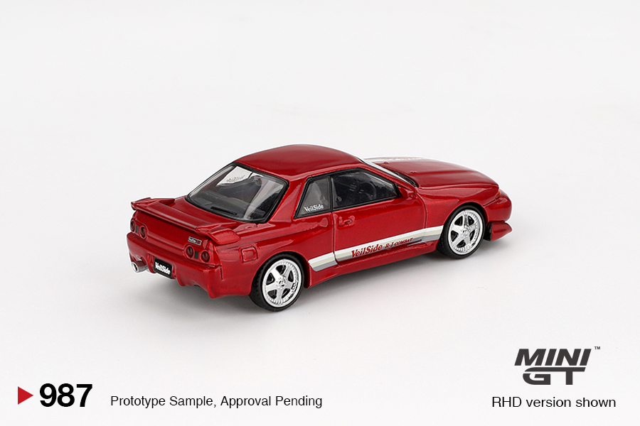 MINI GT #987 — Nissan Skyline GT-R (R32) VeilSide Combat C-I Gem Red - Image 4