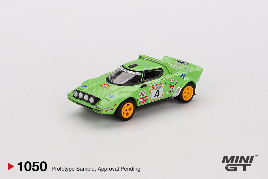 MINI GT #1050 — Lancia Stratos HF #4 1979 Spanish Rally Champion - Image 3
