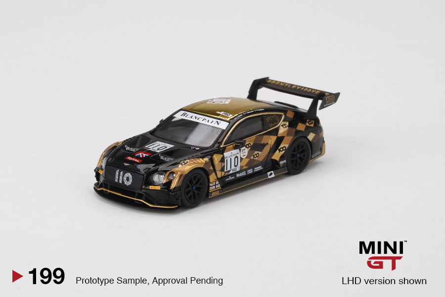 MINI GT #199 — Bentley Continental GT3 #110 M-Sport Team Bentley 2019 Total 24 Hours of Spa - Image 3