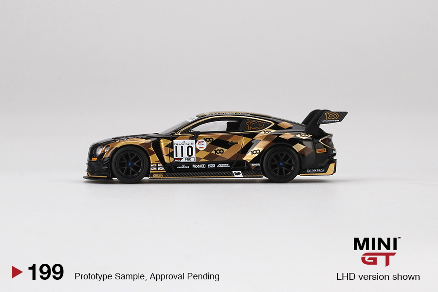 MINI GT #199 — Bentley Continental GT3 #110 M-Sport Team Bentley 2019 Total 24 Hours of Spa - Image 5