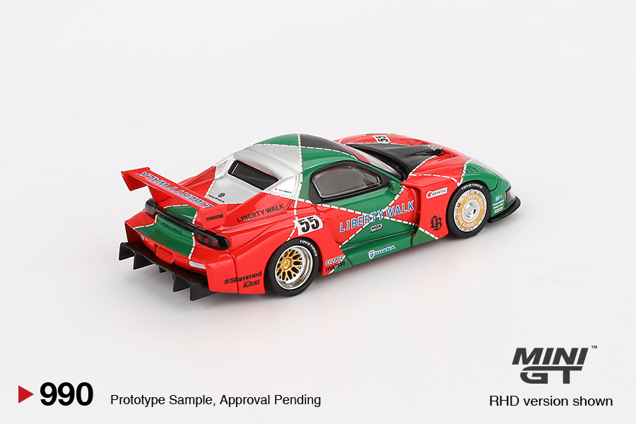 MINI GT #990 — Mazda RX-7 LB-Super Silhouette 787B - Image 4