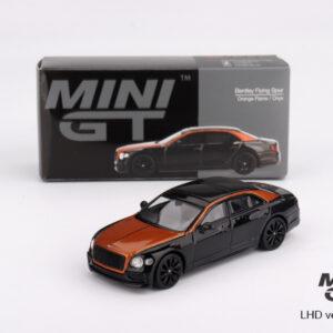 MINI GT #991 — Bentley Flying Spur Orange Flame / Onyx